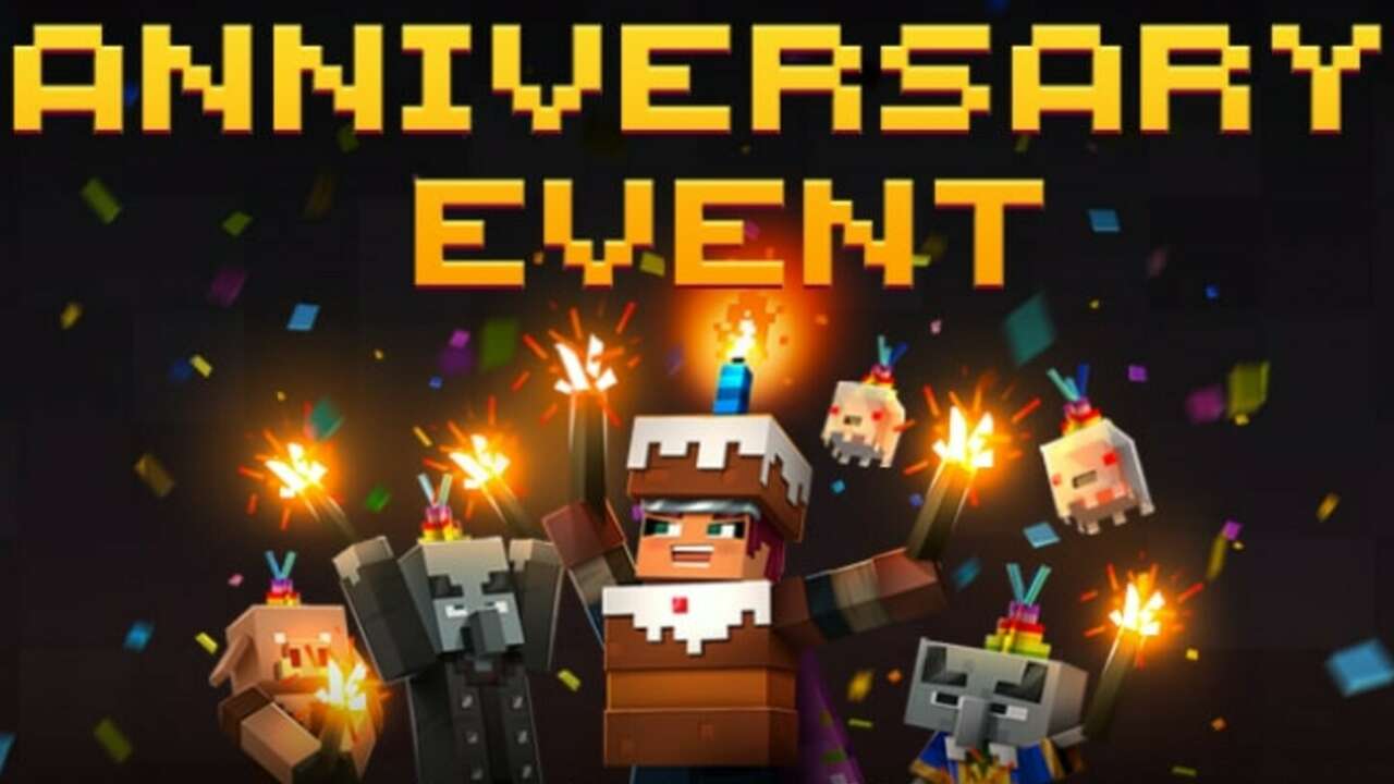 Minecraft Dungeons anniversary event.