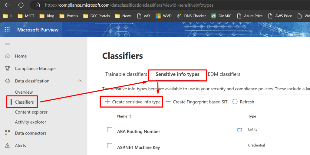 Fraud Detection Alerts with Exchange Transport Rules and Custom Sensitive Info Types - ComplianceCenter Create SensitiveInfoTypes